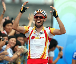 I Giochi Olimpici di Pechino 2008 vedono vincitore Samuel Sánchez © cyclingweekly.co.uk