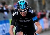 Chris Froome verso la vittoria a Prati di Tivo © Bettiniphoto