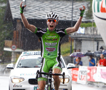 Marc Christian Garby vince in solitaria a La Magdeleine ed è il nuovo leader del Giro della Valle d'Aosta © Scanferla