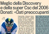 Uno scorcio della Gazzetta dello Sport di mercoledì 3 luglio 2013