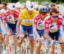 La Banesto di Miguel Indurain sulle strade del Tour de France © www.sport.es