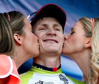 André Greipel, vincitore a Lobethal della prima tappa del Tour Down Under 2013 © Bettiniphoto