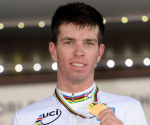 Damien Howson oro nella crono mondiale Under 23 © cyclingweekly.co.uk