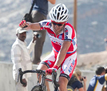 Joaquim Rodríguez vince a Green Mountain la sua prima corsa del 2013. Froome è la nuova maglia rossa © Lloyd Images