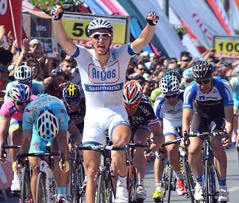Terza vittoria di tappa in questo Giro di Turchia per Marcel Kittel © Tour of Turkey/Hakan Sezer