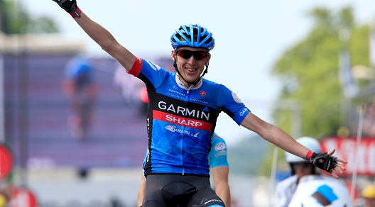 Daniel Martin ha battuto Jakob Fuglsang a Bagnères-de-Bigorre conquistando così la sua prima vittoria al Tour © Bettiniphoto