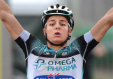 Gianni Meersman di mestiere prevale su Francesco Gavazzi © Omega Pharma Quickstep - Tim De Waele