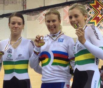 Quinto oro nell'Inseguimento per Sarah Hammer, sul podio anche Cure ed Edmondson © Usa Cycling