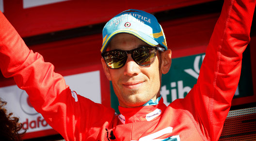 Dopo la cronometro di Tarazona Vincenzo Nibali si riprende la maglia roja © Bettiniphoto