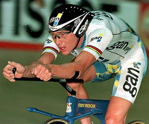 Nel 1996 Chris Boardman fa segnare il nuovo Record dell'ora © cyclinginfo.co.uk