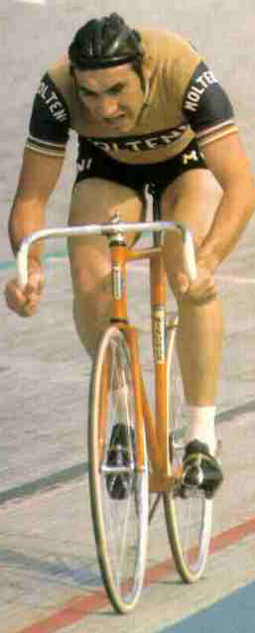 Eddy Merckx conquista il primato dell'Ora a Città del Messico, il 25 ottobre 1972 © stefix0.tripod.com