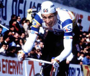 Il 23 gennaio 1984 Francesco Moser fa segnare il Record dell'ora al Centro Deportivo Olimpico Mexicano di Città del Messico © Bettiniphoto