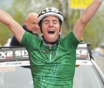 Jan Polanc, vincitore sul Monte Matajur e nella classifica generale del Giro del Friuli Venezia Giulia © www.girofriuliveneziagiulia.it