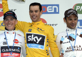 Da sinistra: Talansky, Porte e Péraud, podio finale della Parigi-Nizza © teamsky.com