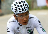 Nairo Quintana stacca Chris Froome nella scalata dell'Alpe d'Huez © Bettiniphoto