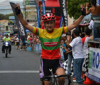 La Campionessa lituana Inga Cilvinaite vince la quarta tappa della Vuelta a Costa Rica © Facebook