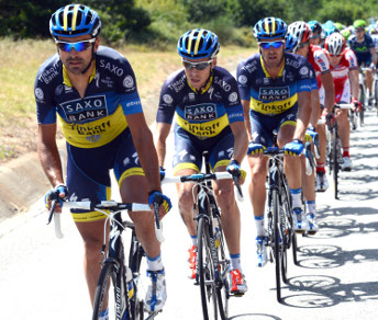 Importante il gruppo della Saxo-Tinkoff, ma la punta di diamante resta Alberto Contador © Bettiniphoto