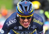 Alberto Contador in azione nella crono Embrun-Chorges © Bettiniphoto