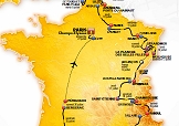 Uno scorcio della planimetria del Tour de France 2014 © LeTour.fr