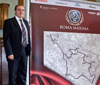 Mauro Vegni, direttore operativo di RCS Sport, alla presentazione della Roma Maxima © Ufficio stampa RCS Sport