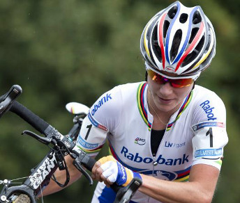 Marianne Vos in azione nel Cauberg Cyclocross vinto - Foto nos.nl © ANP