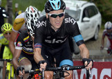 Bradley Wiggins insegue sulla via di Pescara. Le difficoltà del Giro non le aveva incontrate al Tour © teamsky.it
