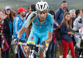 Fabio Aru con Purito Rodríguez verso Puerto de Ancares © Bettiniphoto