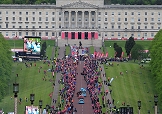 Un esempio della calorosa accoglienza che Belfast ha riservato al Giro d'Italia © Bettiniphoto
