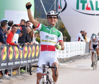 A Fiuggi Gioele Bertolini vince la prima tappa del GiroCross 2014 © Ufficio stampa della corsa