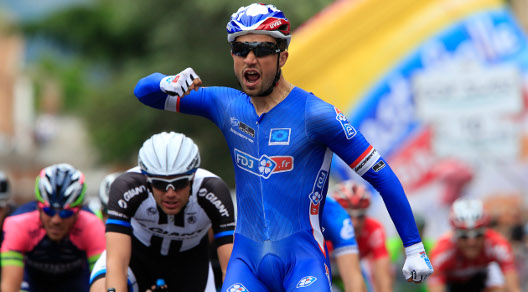 Seconda vittoria al Giro d'Italia per Nacer Bouhanni © Bettiniphoto