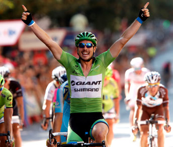 A Logroño terza vittoria in questa Vuelta per John Degenkolb © Bettiniphoto