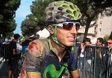 Adriano Malori al traguardo della tappa di Savona © Movistar Team
