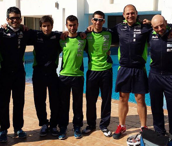 Il nostro Marco Fiorilla (secondo da sinistra) ed il Team Greens © Facebook