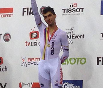Fernando Gaviria, giovanissimo vincitore dell'Omnium © Twitter UCI