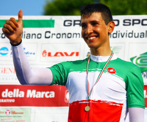 Davide Martinelli si conferma Campione Italiano a cronometro © Rodella