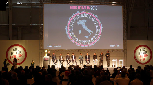 La presentazione del Giro d'Italia 2015 © Bettiniphoto