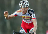 Kevin Pauwels all'arrivo della prova di Francorchamps © superprestigecyclocross.be