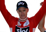 Chris Froome sul podio del Tour of Oman © teamsky.com