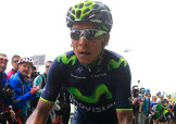 Nairo Quintana in azione verso Oropa © Bettiniphoto