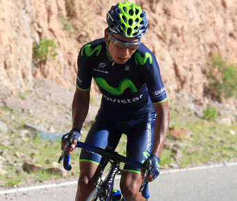 Nairo Quintana, qui in azione al Tour de San Luis, sarà al via del prossimo Giro d'Italia © movistarteam.com