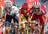 Davanti a tutti Alejandro Valverde, Joaquim Rodríguez ed Alberto Contador © Cor Vos