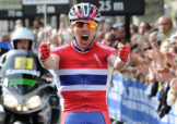 Kristoffer Skjerping vince la prima tappa del Tour de l'Avenir 2014 © tourdelavenir.com