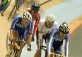 Elia Viviani in un momento dell'Omnium di Guadalajara © laaficion.milenio.com