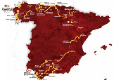 Il percorso della 69a edizione della Vuelta © lavuelta.co