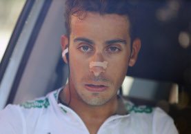 Fabio Aru deluso dopo altri secondi perduti ad Ávila © Bettiniphoto