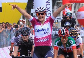 La terza tappa del 26° Giro Rosa è di Lucinda Brand © Ufficio stampa Giro Rosa