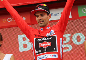 L'unica cronometro della Vuelta a España, quella di Burgos, è di Tom Dumoulin, ora maglia roja © Bettiniphoto