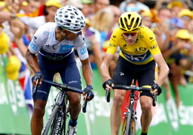 Nairo Quintana non è riuscito a staccare Chris Froome a Pra Loup © Bettiniphoto