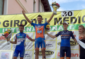 Il podio del Giro del Medio Brenta © Scanferla