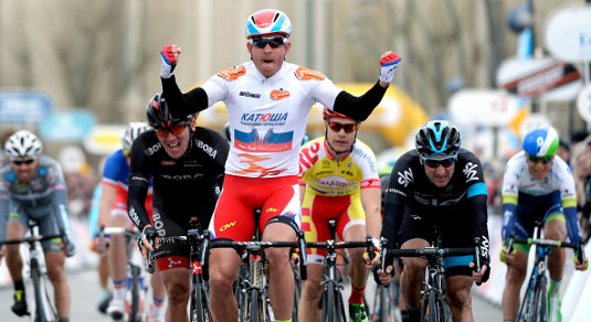 Alla Tre Giorni di La Panne altra vittoria di Alexander Kristoff in quel di Koksijde © Bettiniphoto